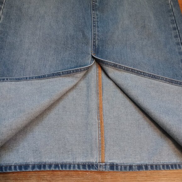 VELVET HEART gina high rise denim skirt with front slit (sz28) - Picture 7 of 13